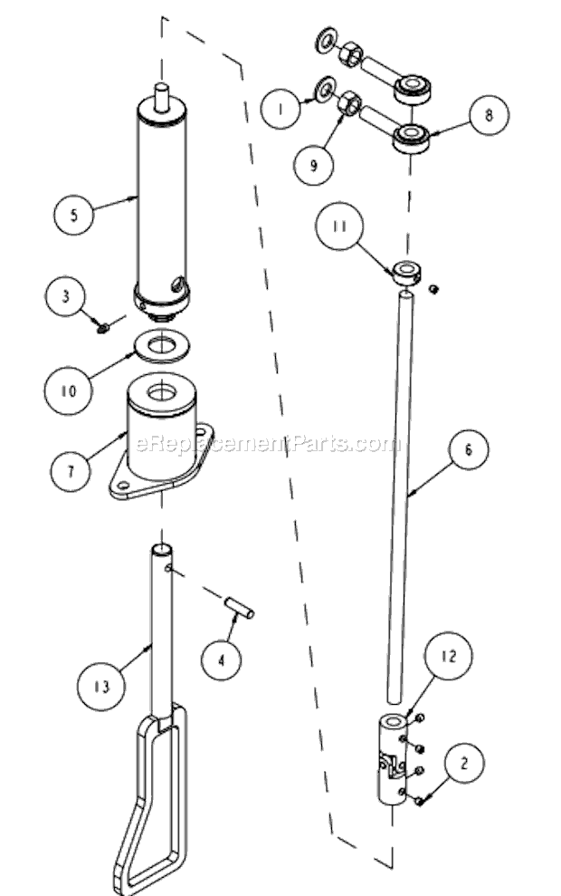 Page N Diagram and Parts List for MK-6026KBG  MK Diamond Concrete Saw